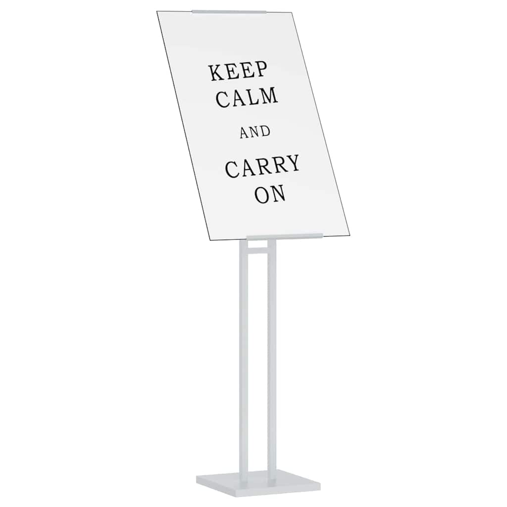 Messestände 2 pcs Weiß 26,5 x 26,5 x 127 cm Stahl