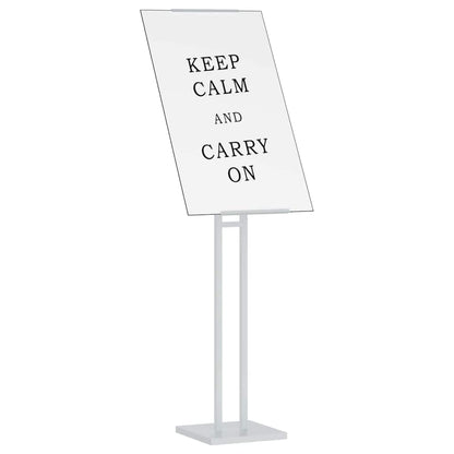 Messestände 2 pcs Weiß 26,5 x 26,5 x 127 cm Stahl