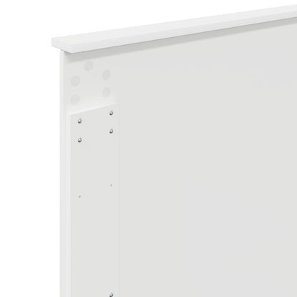 Bettrahmen mit Schubladen Weiß 90 x 200 cm Ingenieurs Holz