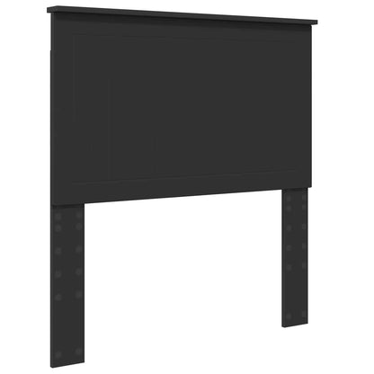 Bettrahmen mit Schubladen Schwarz 90 x 200 cm Ingenieurs Holz