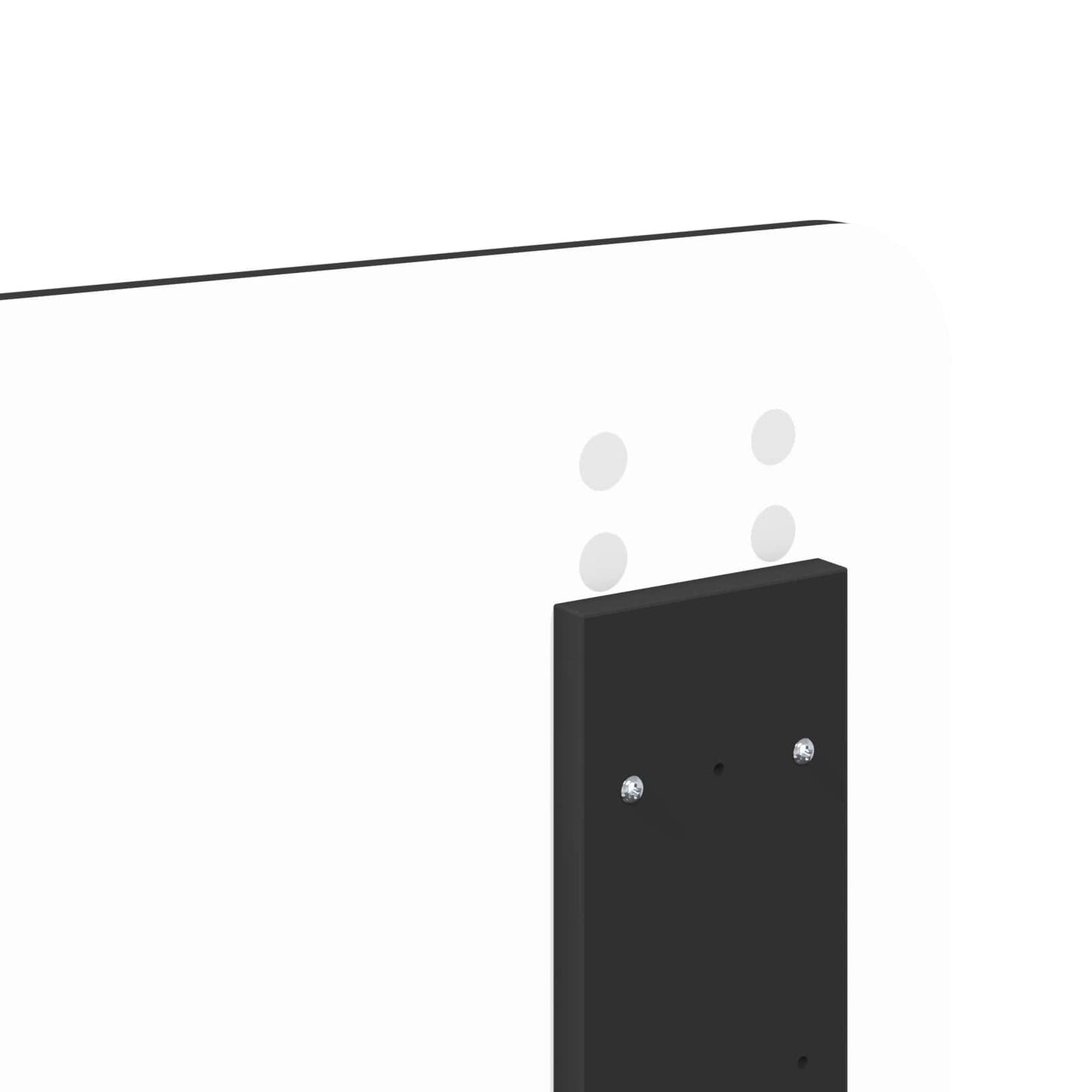 Bettrahmen Schwarz 120 x 200 cm Massives Kiefernholz