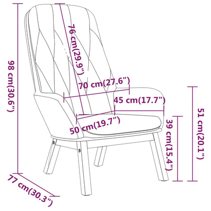 Relaxsessel Rosa Samt