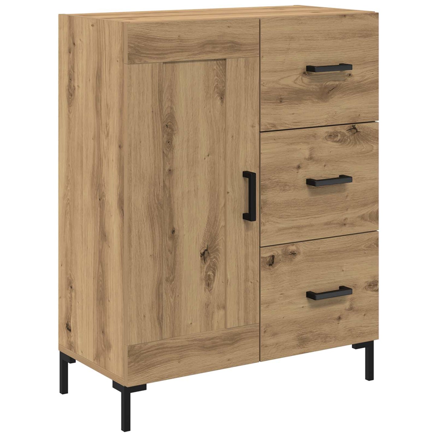 Highboard Artisan-Eiche 69,5 x 34 x 180 cm Holzwerkstoff
