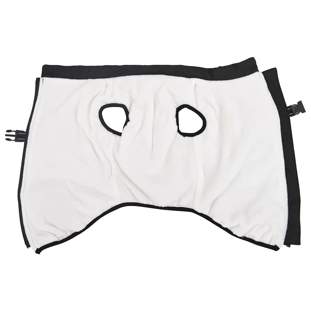 Hundemantel mit Geschirr Schwarz 5XL Fleece und Polyester
