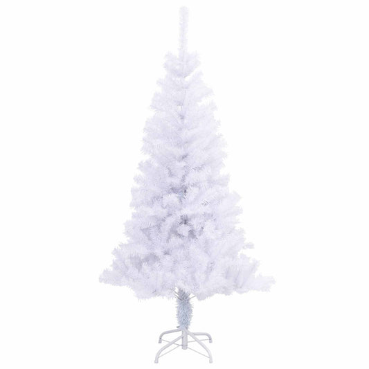 Künstlicher Weihnachtsbaum Weiß 150 cm PVC und Stahl