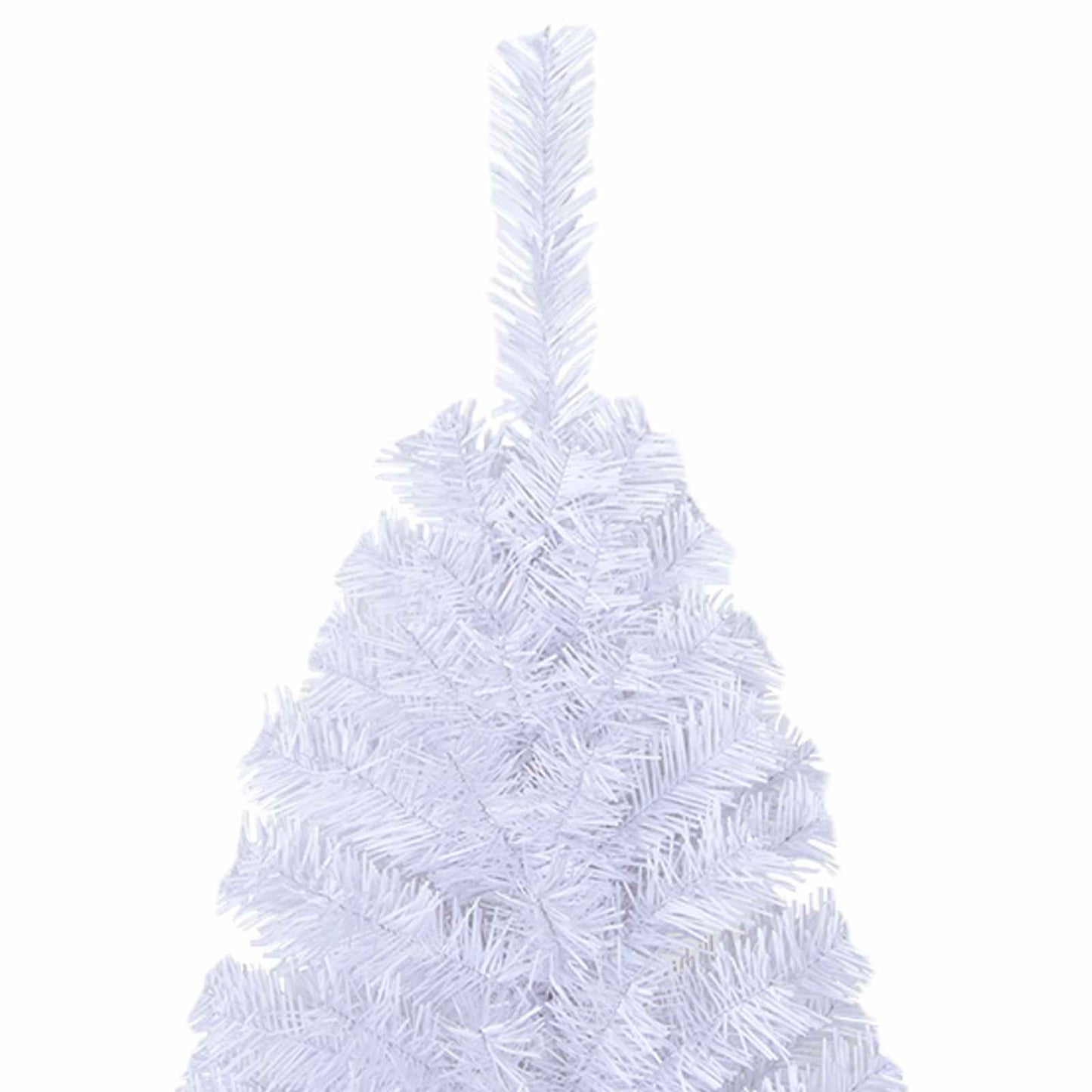 Künstlicher Weihnachtsbaum Weiß 240 cm PVC und Stahl