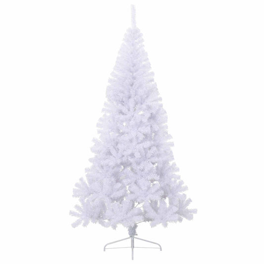 Künstlicher Weihnachtsbaum Weiß 240 cm PVC und Stahl