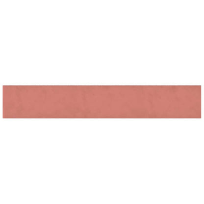 Wandpaneele 12 Stk. Rosa 90x15 cm Samt 1,62 m²