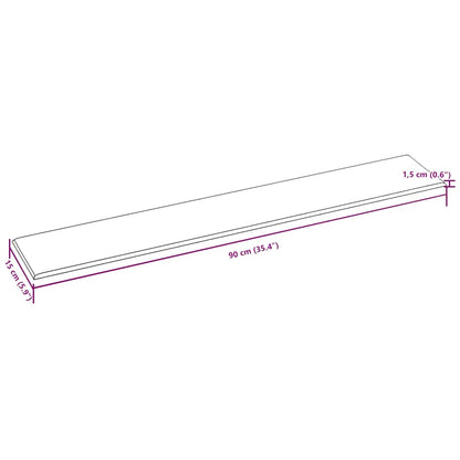 Wandpaneele 12 Stk. Rosa 90x15 cm Samt 1,62 m²