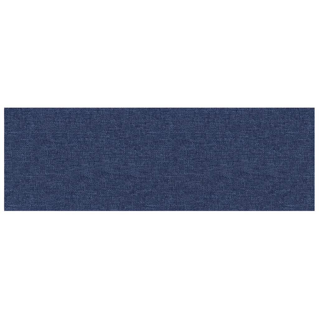 Wandpaneele 12 Stk. Blau 90x30 cm Stoff 3,24 m²