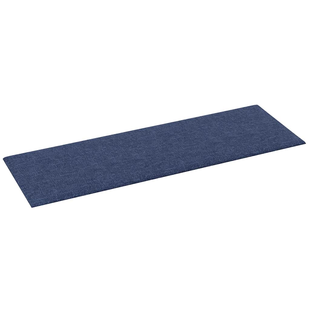 Wandpaneele 12 Stk. Blau 90x30 cm Stoff 3,24 m²