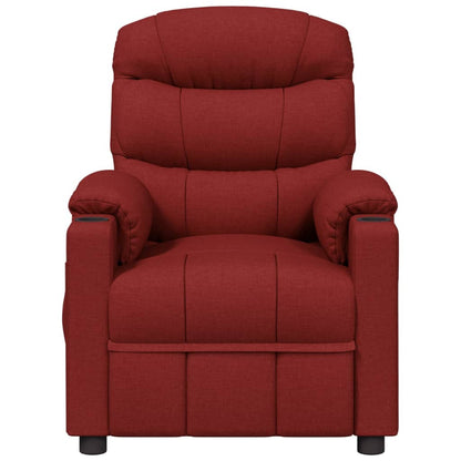Relaxsessel Weinrot Stoff