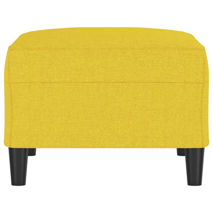 Fußhocker Hellgelb 70x55x41 cm Stoff