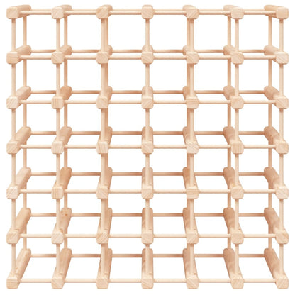 Weinregal für 42 Flaschen 68,5x23x68,5 cm Massivholz Kiefer