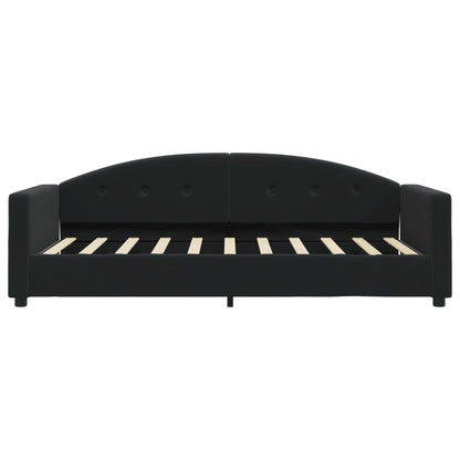 Tagesbett Schwarz 80x200 cm Samt