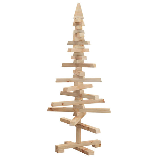 Weihnachtsbaum Holz zum Schmücken 90 cm Massivholz Kiefer
