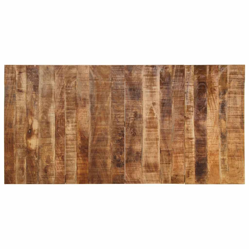 Esstisch 200x100x75 cm Raues Massivholz Mango