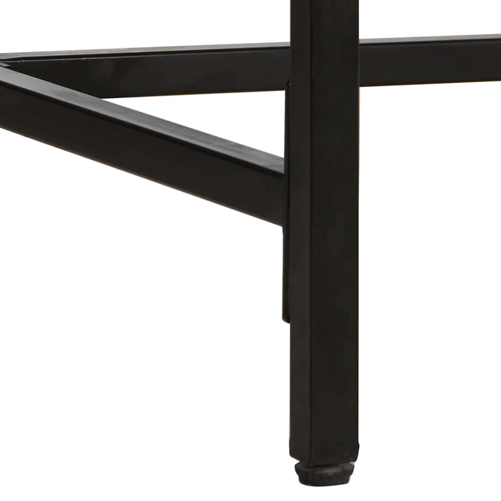 Esstisch 200x100x75 cm Raues Massivholz Mango