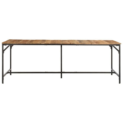 Esstisch 220x90x75 cm Raues Massivholz Mango