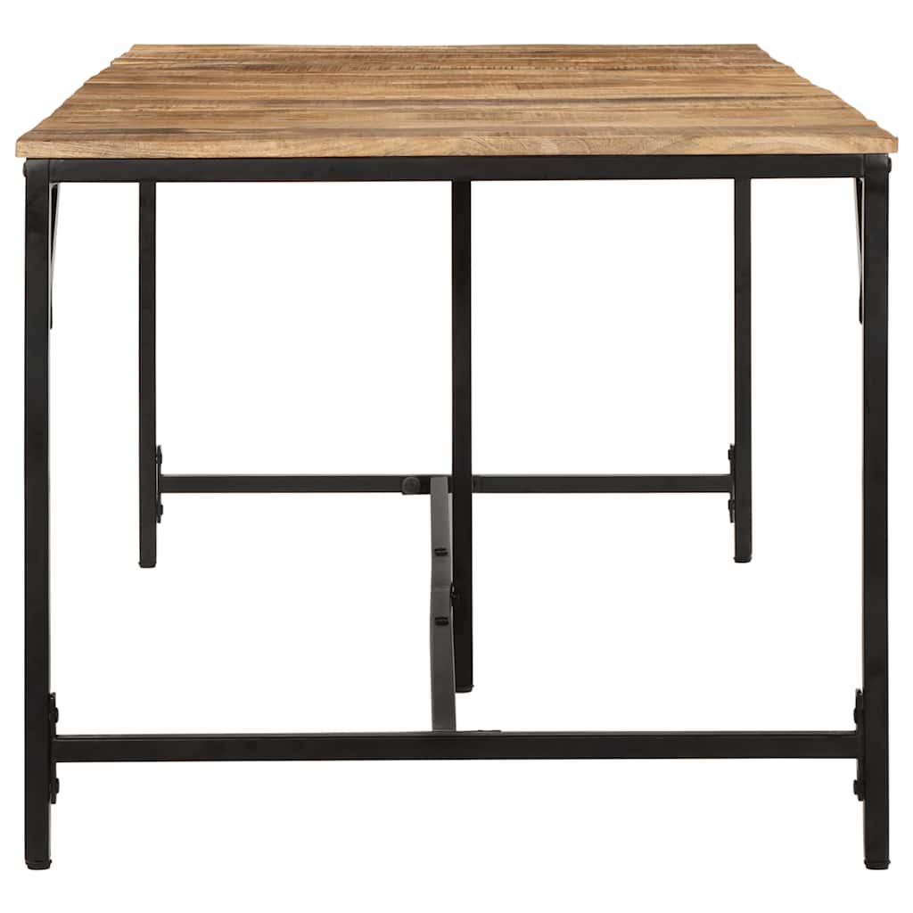 Esstisch 220x90x75 cm Raues Massivholz Mango