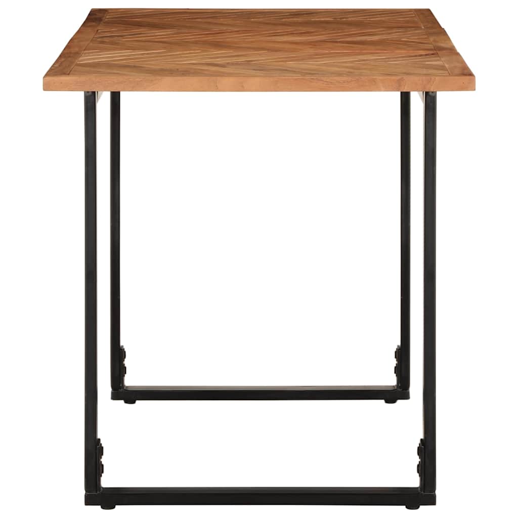 Esstisch 140x70x75 cm Massivholz Akazie