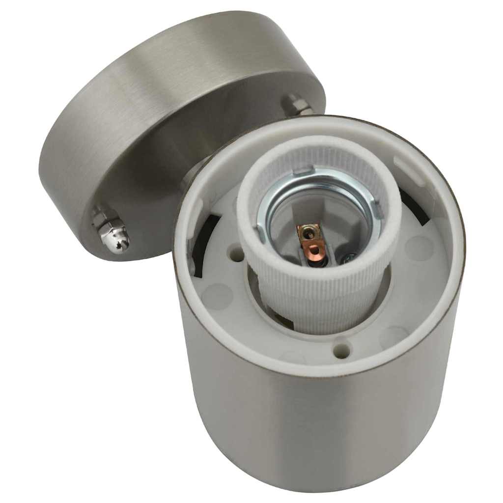 Außenwandleuchte Silber 12 x 7.5 x 27 cm Edelstahl