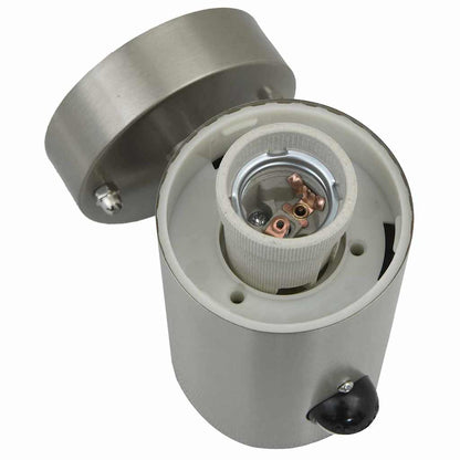 Außenwandlampen 2 pcs Silber 12 x 7.5 x 29 cm Edelstahl