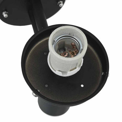 Außenwandleuchte 2 pcs Schwarz 28 x 25 x 38 cm