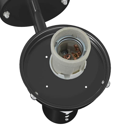 Außenwandleuchte 2 pcs Schwarz 28 x 25 x 38 cm