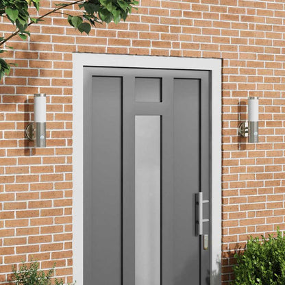 Außenwandleuchte 2 pcs Silber 15 x 7,5 x 33 cm