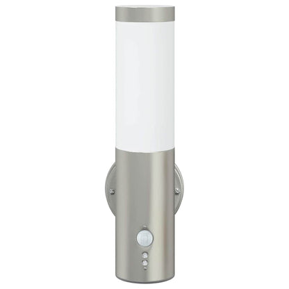 Außenwandleuchte 2 pcs Silber 15 x 7,5 x 33 cm