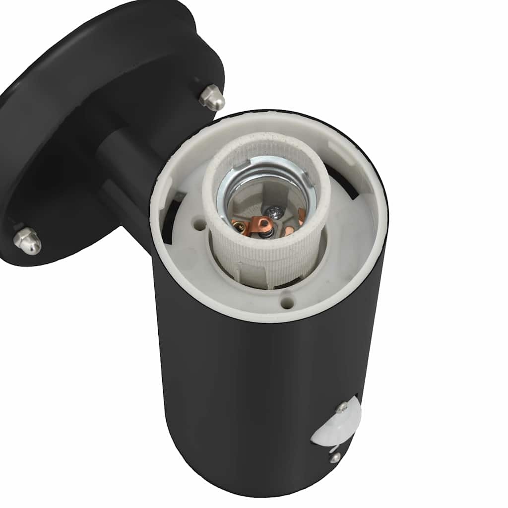 Außenwandleuchte 2 pcs Schwarz 15 x 7,5 x 33 cm