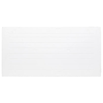 3D-Wandpaneele 10 Stk. Rot und Weiß 100x50 cm EPS