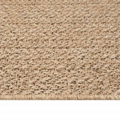 Teppich ZIZUR Beige 60x110 cm Jute-Optik Indoor und Outdoor