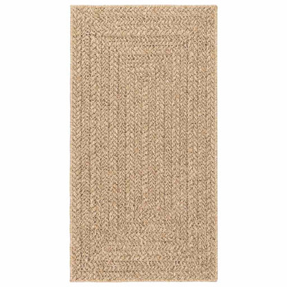 Teppich ZIZUR Beige 80x150 cm Jute-Optik Indoor und Outdoor