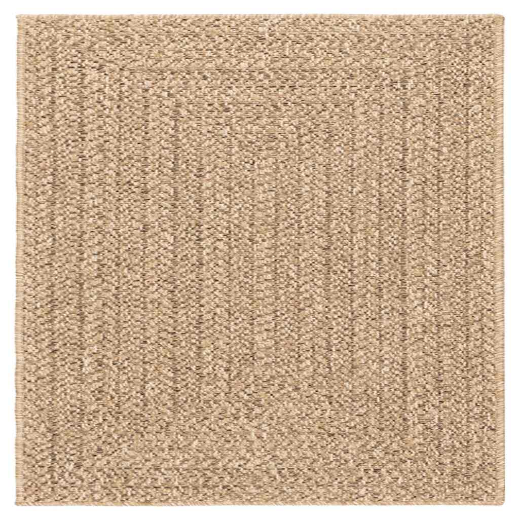 Teppich ZIZUR Beige 240x340 cm Jute-Optik Indoor und Outdoor
