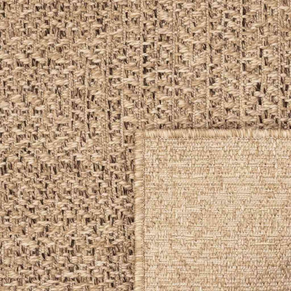 Teppich ZIZUR Beige 240x340 cm Jute-Optik Indoor und Outdoor