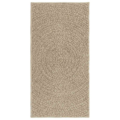 Teppich ZIZUR Beige 60x110 cm Jute-Optik Indoor und Outdoor