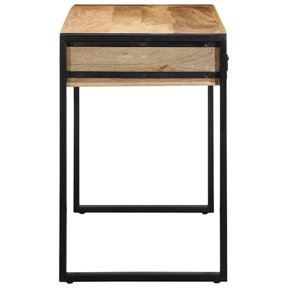 Schreibtisch 100x50x75 cm Raues Massivholz Mango