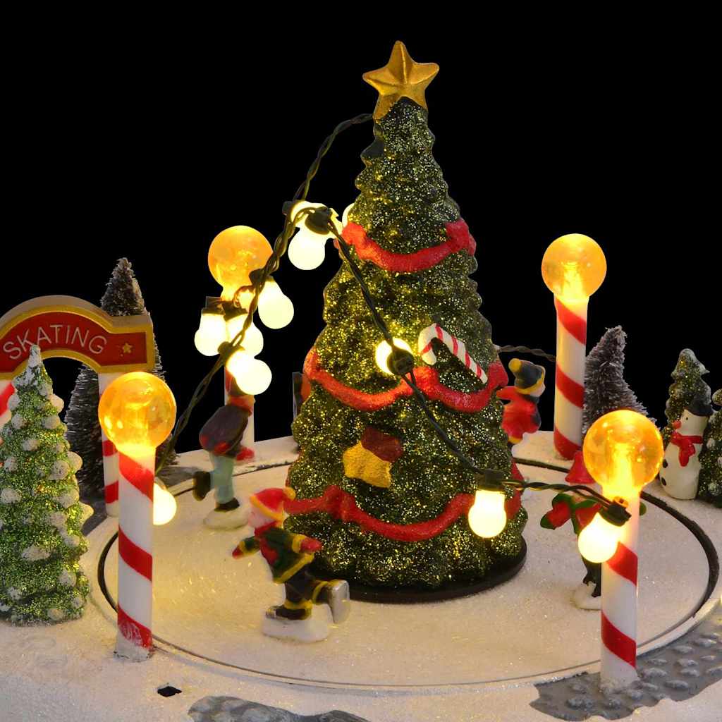 Weihnachtsdorf Dekoration Mehrfarbig 22 x 21.5 x 17 cm