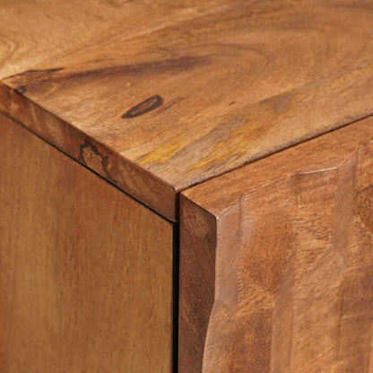 Nachttisch Braun 40 x 33,5 x 46 cm Massivholz Mango