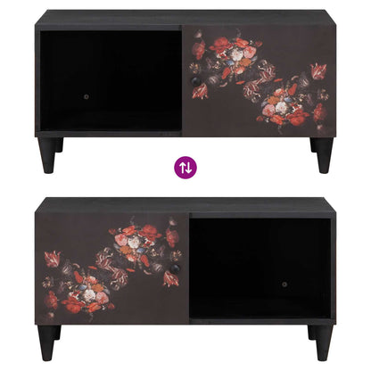 Couchtisch Mehrfarbig 80 x 50 x 40 cm Massivholz Mango