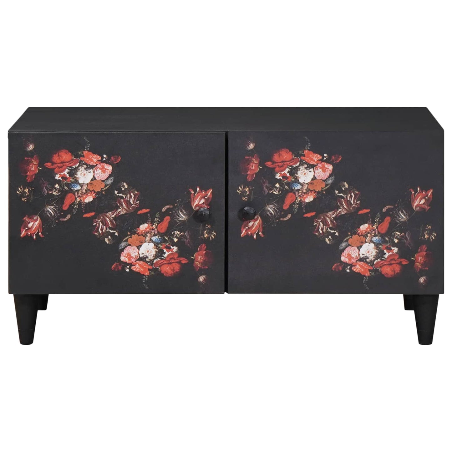 Couchtisch Mehrfarbig 80 x 50 x 40 cm Massivholz Mango