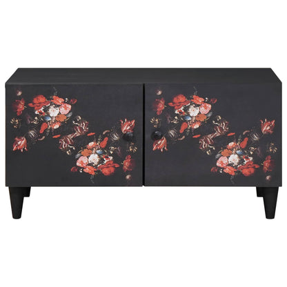 Couchtisch Mehrfarbig 80 x 50 x 40 cm Massivholz Mango