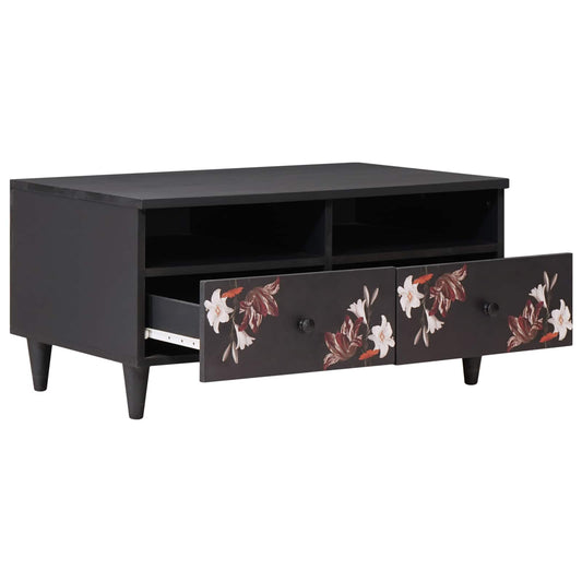 Couchtisch Mehrfarbig 80 x 54 x 40 cm Massivholz Mango