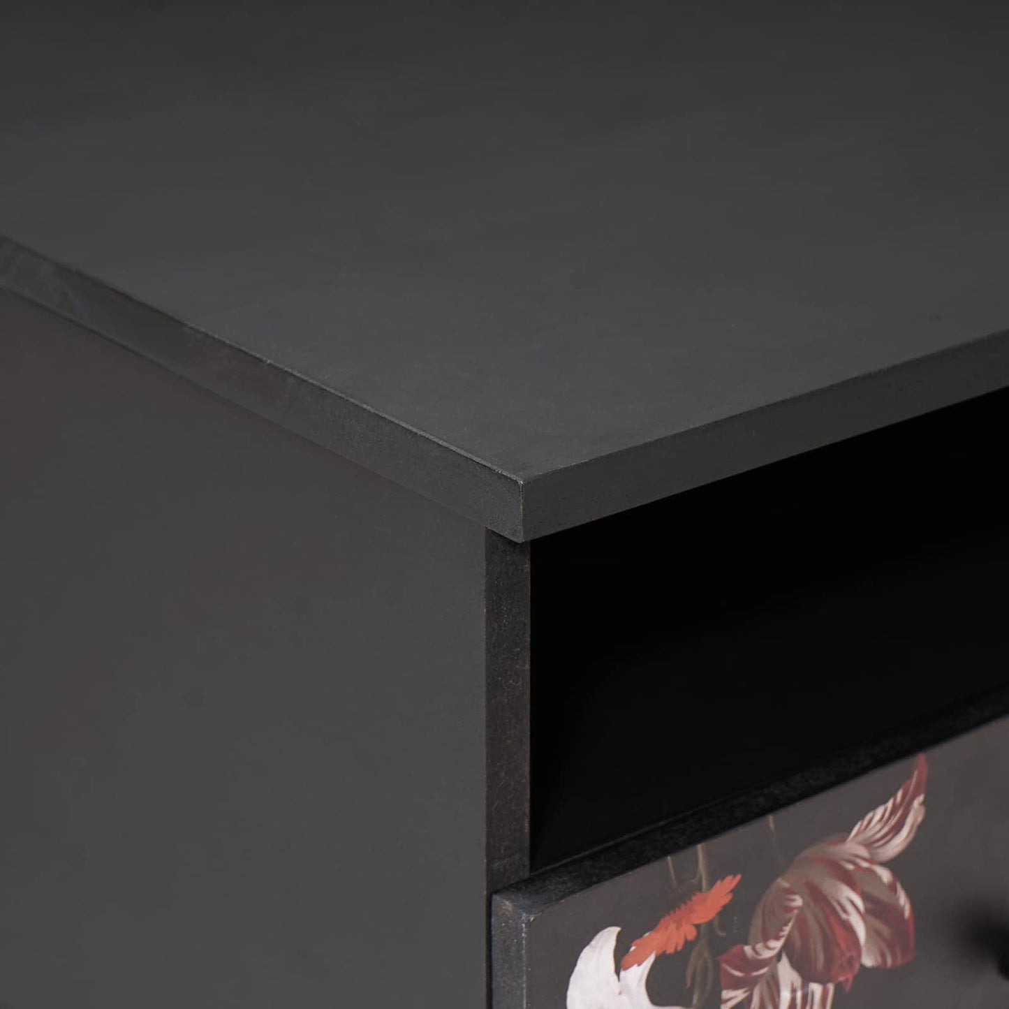 Couchtisch Mehrfarbig 80 x 54 x 40 cm Massivholz Mango