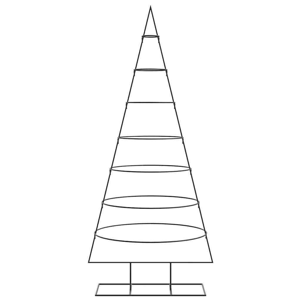 Metall-Weihnachtsbaum für Dekorationen Schwarz 180 cm