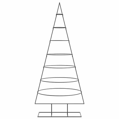 Metall-Weihnachtsbaum für Dekorationen Schwarz 180 cm
