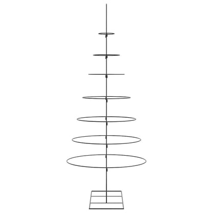 Metall-Weihnachtsbaum zum Dekorieren Schwarz 210 cm