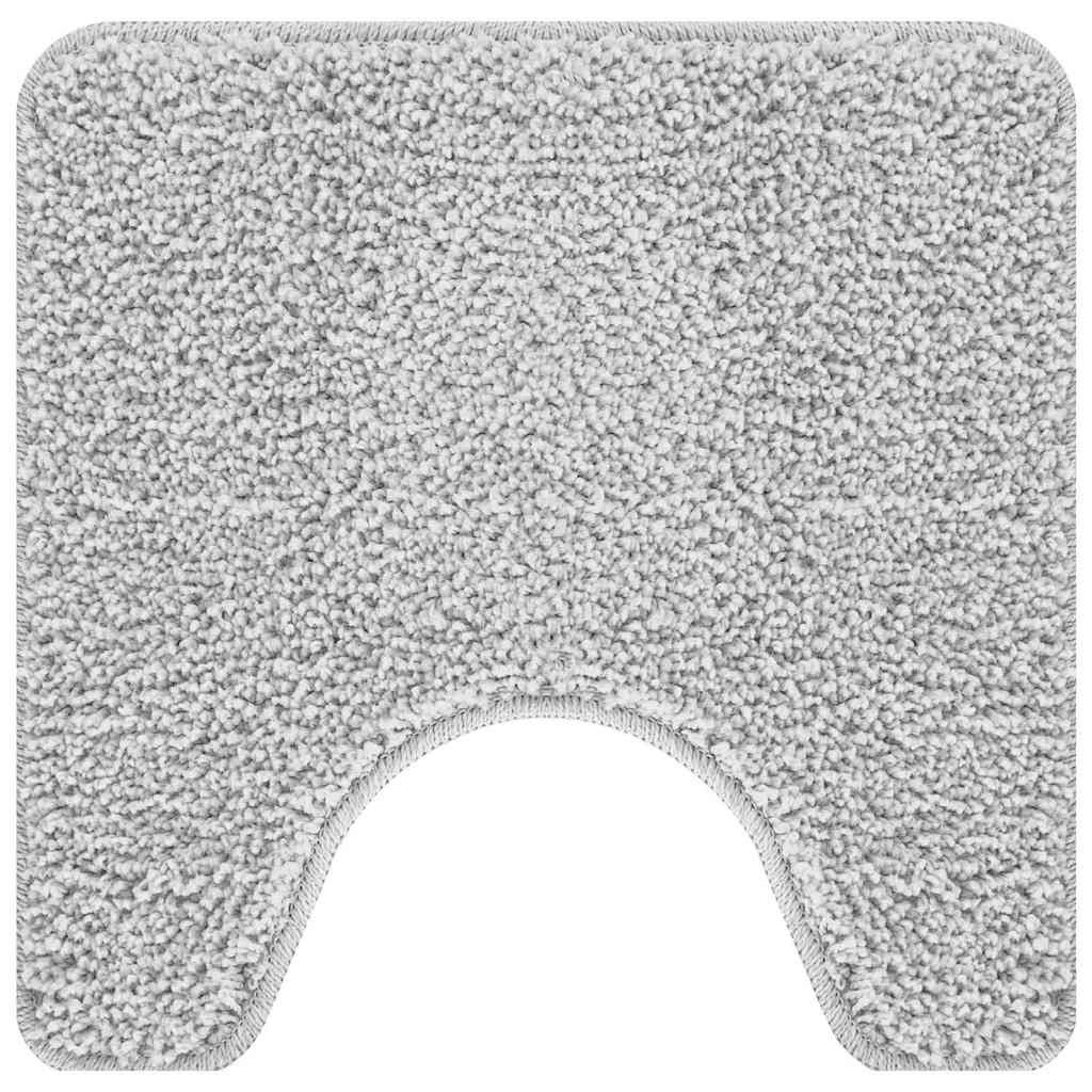 Anti-Rutsch Badematten-Set 3 pcs Grau PP